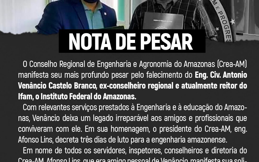 Nota de Pesar