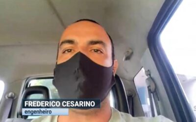 Engenheiro concede entrevista a jornal do SBT Brasil