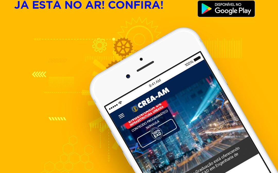 Aplicativo do Crea-AM agora disponível para IOS