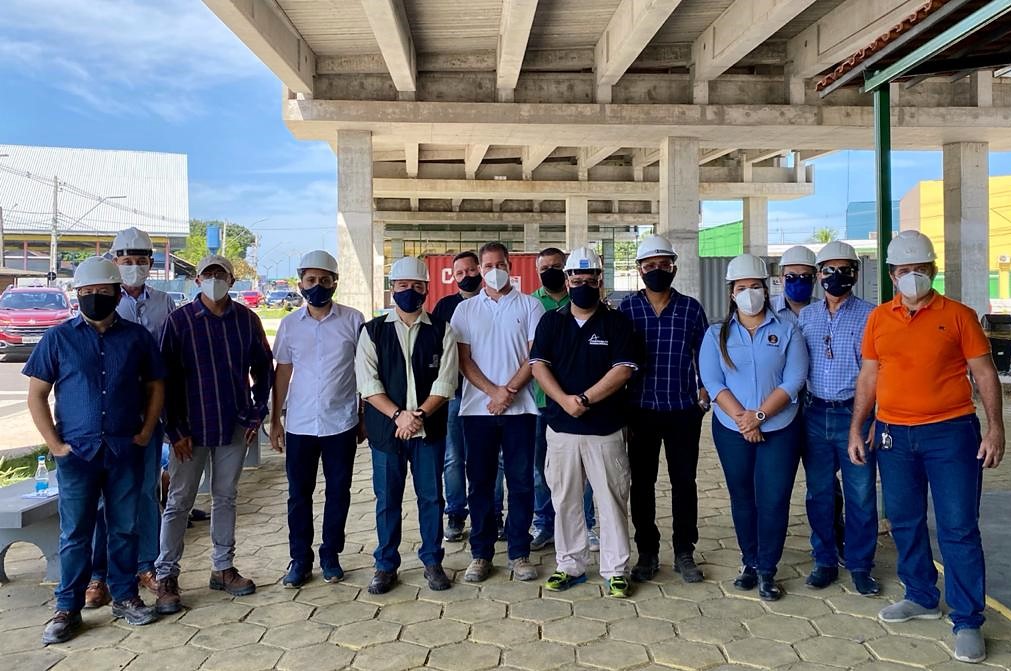 GT Obras Públicas do Crea-AM faz inspeção no Viaduto do Manoa, em Manaus