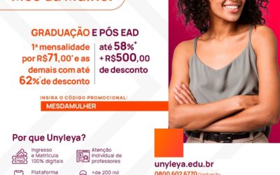 Faculdade Unyleya está com descontos especiais nos cursos de Graduação e Pós EAD