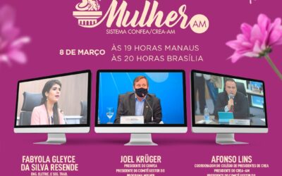 Crea Amazonas lança Programa Mulher dia 08 de março