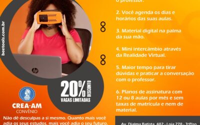 Escola de inglês Beetools Smart School oferece 20% de desconto para profissionais do Sistema