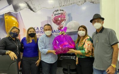 Crea Amazonas presenteia as três profissionais mulheres que mais emitiram ART no ano de 2020