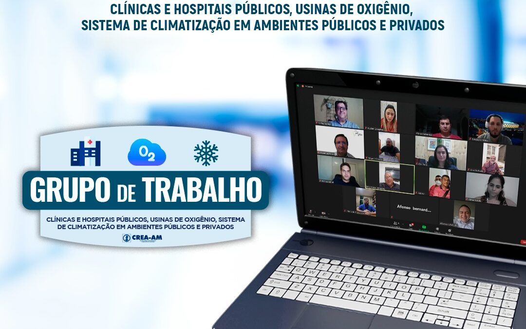 Grupo de Trabalho para fiscalização de clinicas e hospitais do Crea Amazonas se reúne pela primeira vez