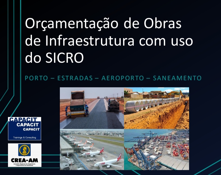 CAPACIT oferece curso sobre SICRO e elaboração de orçamentos