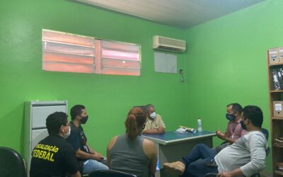 Em visita a Novo Airão, Crea-am realiza reunião com secretário de obras do município.