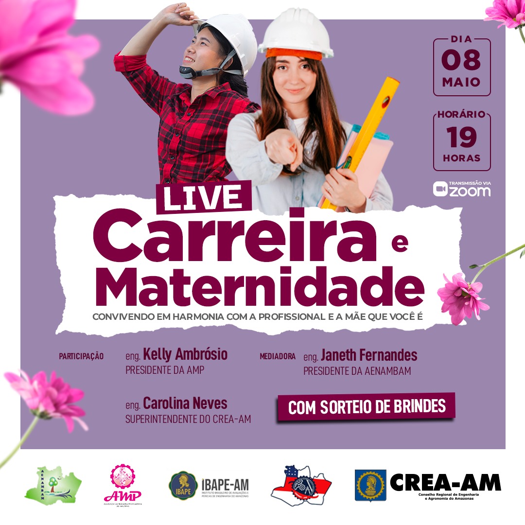 Associação dos Engenheiros Ambientais do AM promove Live em homenagem ao Dia das Mães