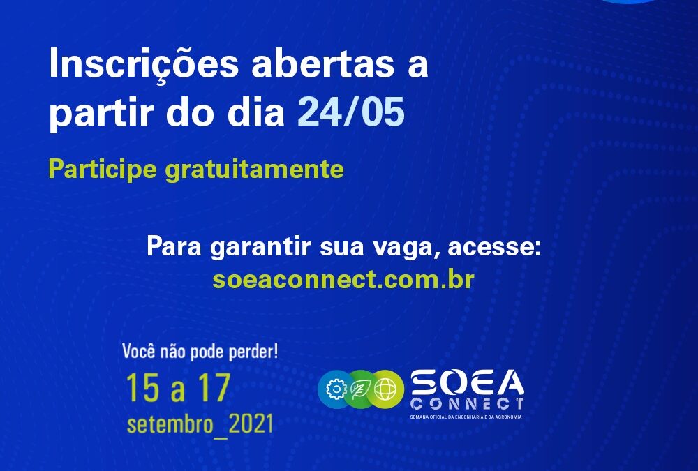 Soea Connect será realizada nos dias 15 a 17 de setembro