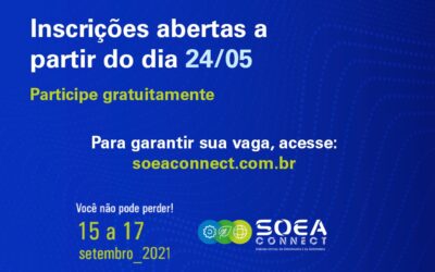 Soea Connect será realizada nos dias 15 a 17 de setembro