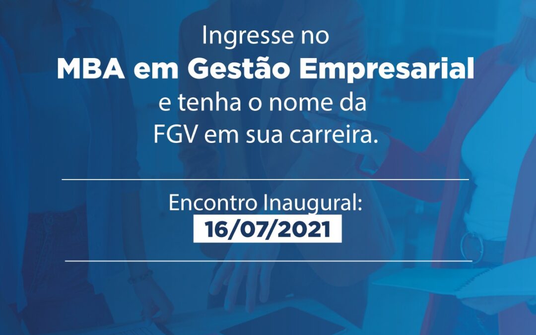 Fundação Getúlio Vargas realiza MBA em Gestão Empresarial, iniciativa possui apoio do Crea-AM
