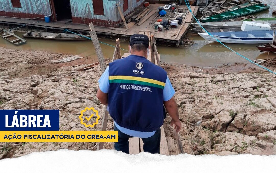 Em Lábrea, comitiva do Crea-AM realiza ações fiscalizatórias