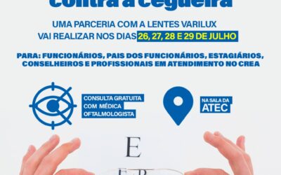 Parceria entre CREA-AM e Lentes Varilux leva atendimento oftalmológico para funcionários, estagiários e conselheiros