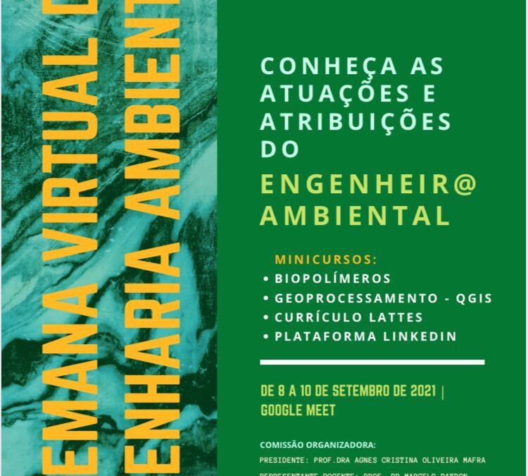 Semana de Engenharia Ambiental realiza sua 6° edição