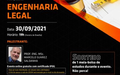 IPOG está com inscrições abertas para o Evento online Webinar: Engenharia Legal