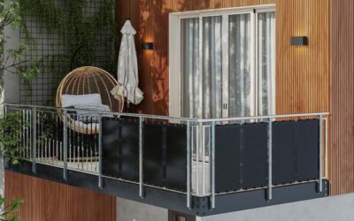 Empresário ucraniano construiu painéis solares verticais para varandas