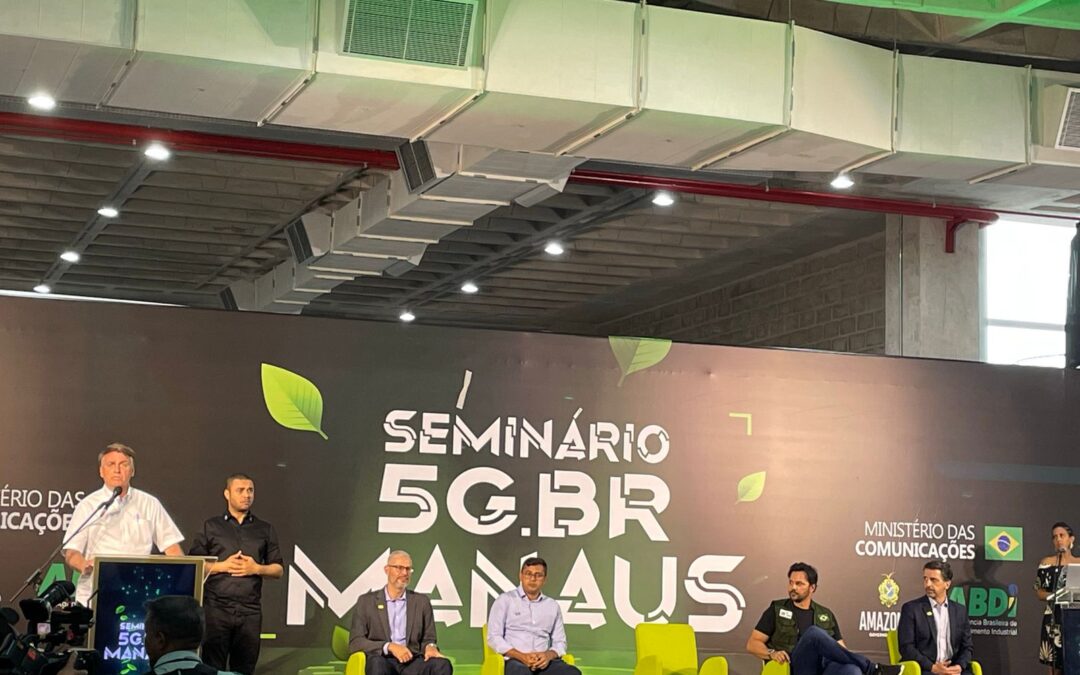 Crea-AM presente no Seminário 5G.BR que contou com a presença do presidente da República Jair Bolsonaro