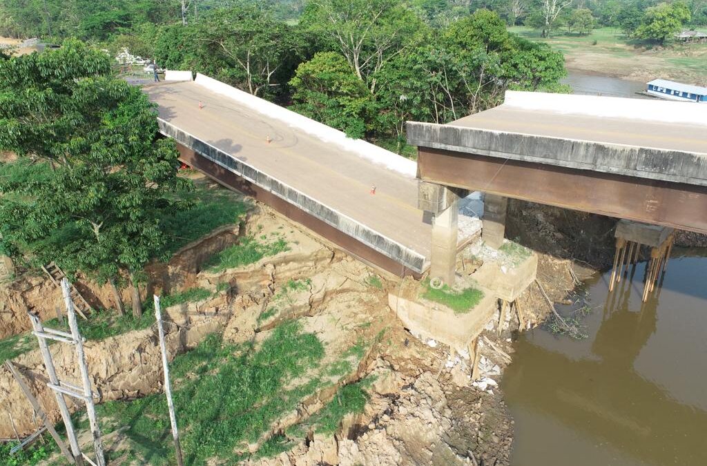 Queda de segunda ponte na BR-319 dificulta o acesso à Manaus
