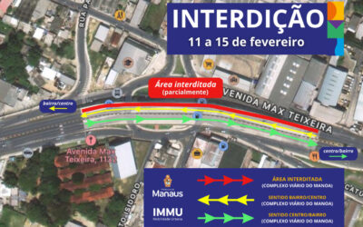 Viaduto do Manoa terá uma pista interditada para tapar buracos neste sábado