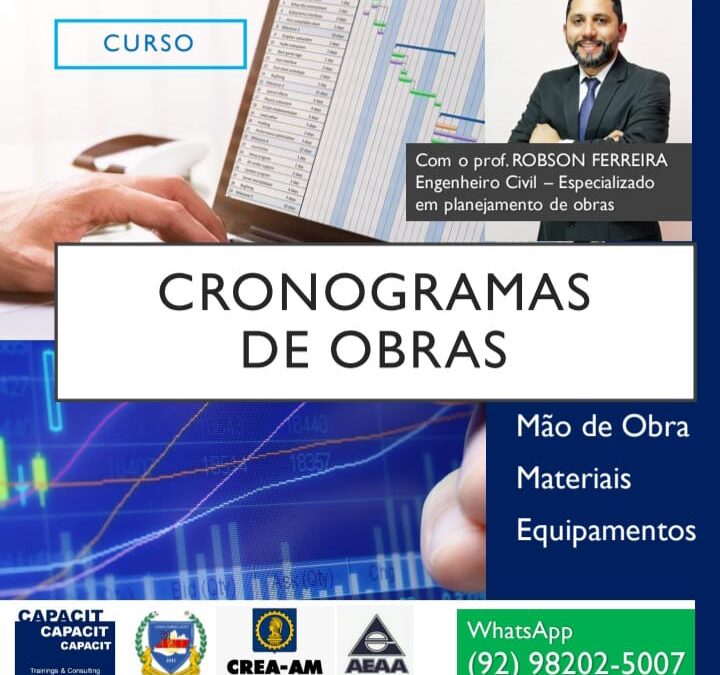 Capacit Treinamentos promove nova turma do curso “Cronograma de Obras”