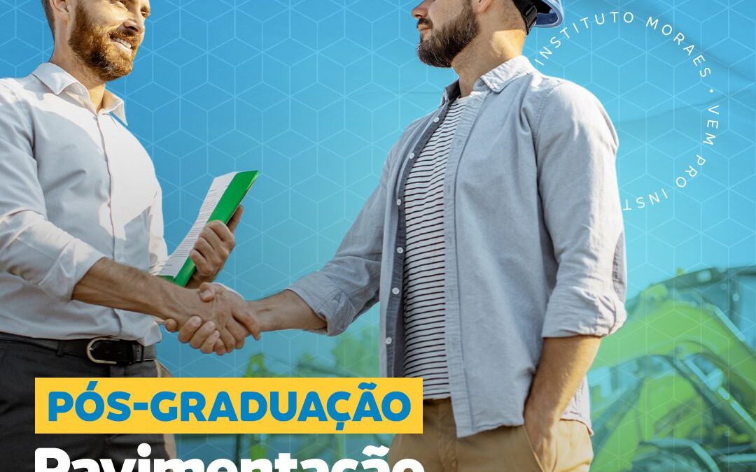 Instituto Moraes oferece pós-graduação em Pavimentação de Estradas e Rodovias