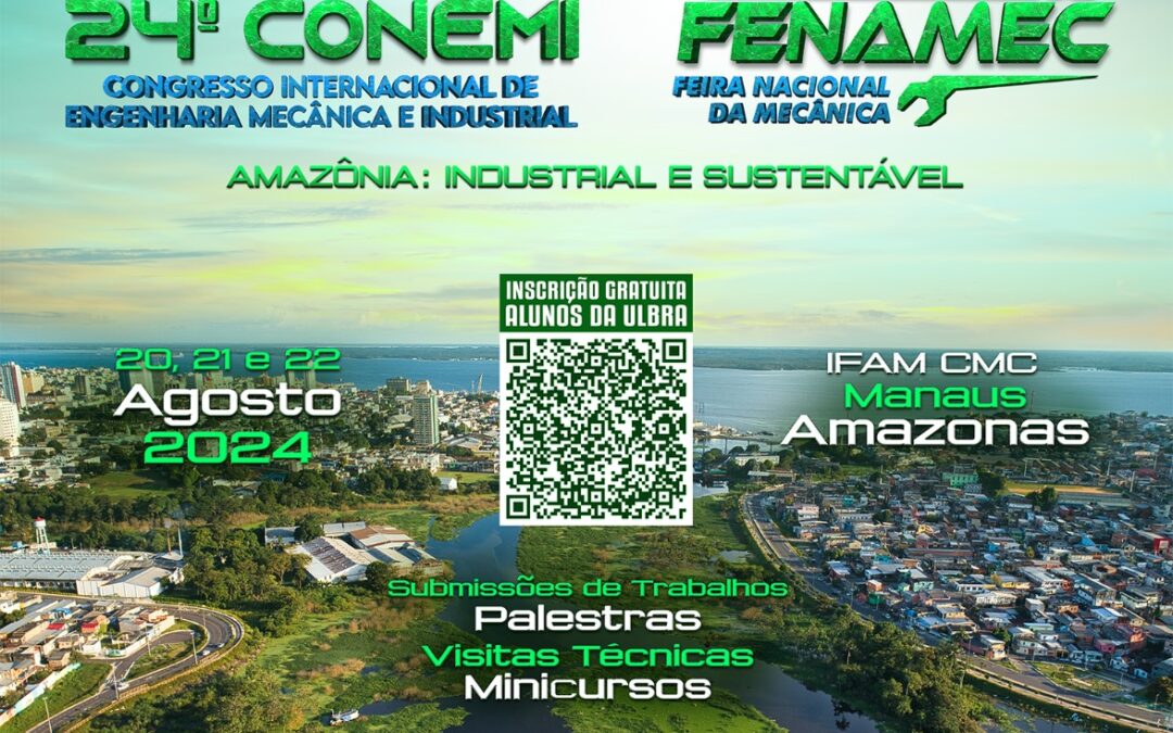24º CONEMI e 2ª FENAMEC acontecem de 20 a 22 de agosto em Manaus