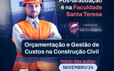 Faculdade Santa Teresa oferece curso de pós-graduação na área da Construção Civil