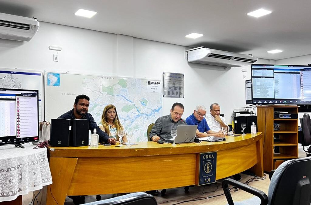 Crea-AM realiza sua 555ª Sessão Ordinária de Plenária