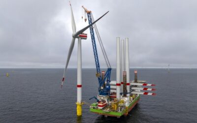 Instalada a primeira turbina eólica offshore do mundo feita com pás recicláveis