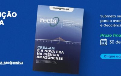 Crea-AM prorroga prazo para submissão de artigos da primeira edição da RECTA