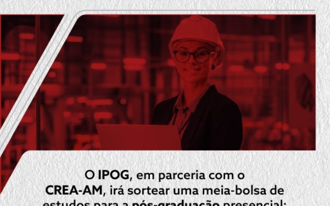 IPOG e Crea-AM Realizam sorteio de uma meia-bolsa