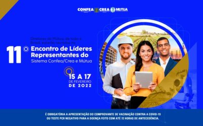 Começa 3ª feira o 11º Encontro de Líderes do Sistema Confea/Crea e Mútua Lideranças de todo o país marcarão presença no evento que terá transmissão on-line