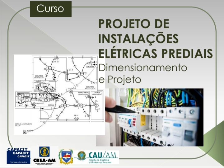 CAPACIT ministra curso de projeto de instalações elétricas prediais