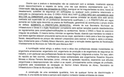 Nota de repúdio