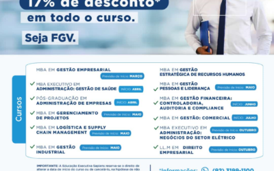 Qualificação! Cursos destinados a profissionais que buscam se aprimorar e assumir um novo patamar em suas carreiras ou até mesmo mudar de área de atuação.
