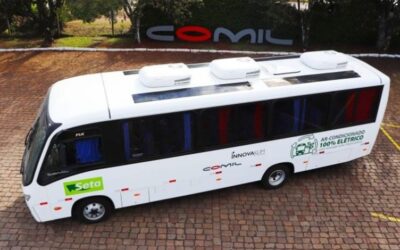 Brasil tem o ônibus com ar-condicionado e sistema de energia solar