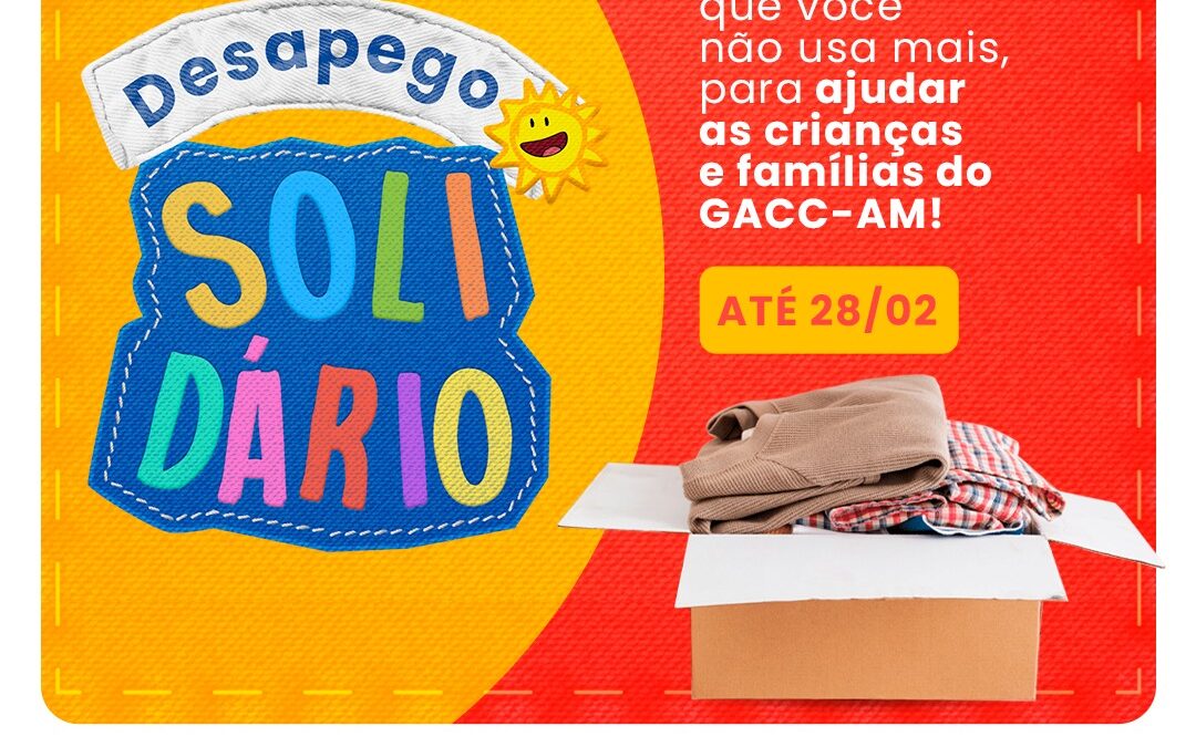 Crea-AM e Gacc-AM promovem o Desapego Solidário até 28/02