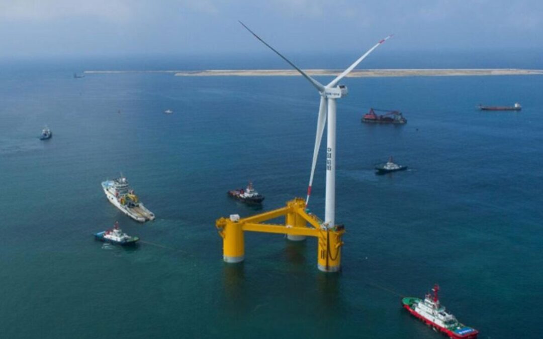 Começa a instalação de Fuyao, a maior turbina eólica flutuante da China