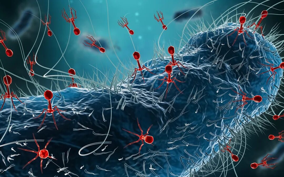 Pesquisadores usam vírus que se alimentam de bactérias no tratamento de infecções pulmonares complexas