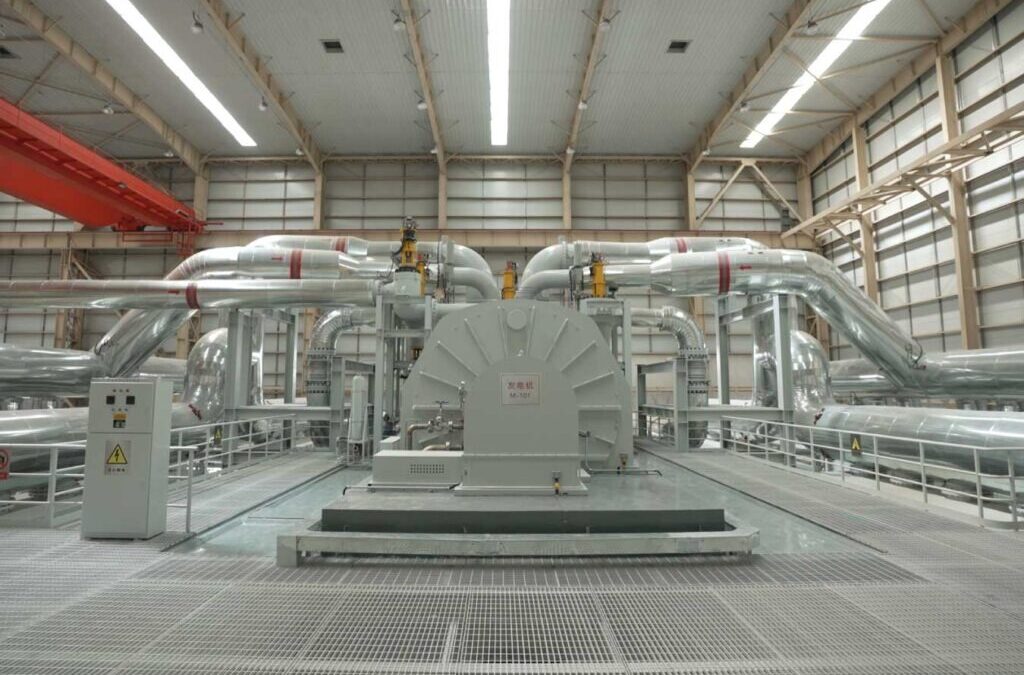 China finaliza planta de armazenamento de energia de ar comprimido mais avançada do mundo
