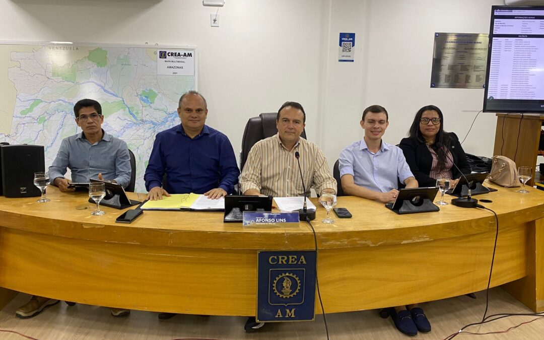Crea-AM realiza a 565ª Sessão Ordinária de Plenário