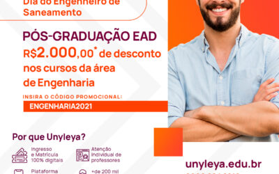 Faculdade unyleya oferece desconto especial para cursos de pós-graduação EAD na área da engenharia