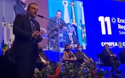Acompanhe vídeo do presidente do Crea-AM durante cerimônia de abertura do 11º Encontro de Líderes
