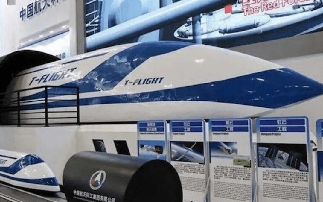O transporte terrestre mais rápido do mundo é testado na China