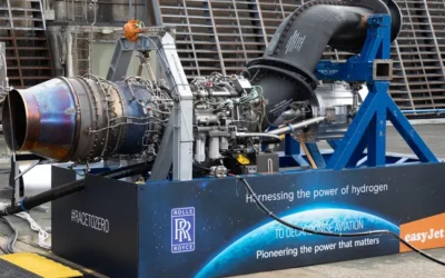 Primeiro motor de avião movido a hidrogênio começa a ser testado