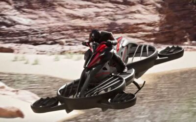 Japão lança a primeira “moto voadora” que pode viajar até 100 km/h
