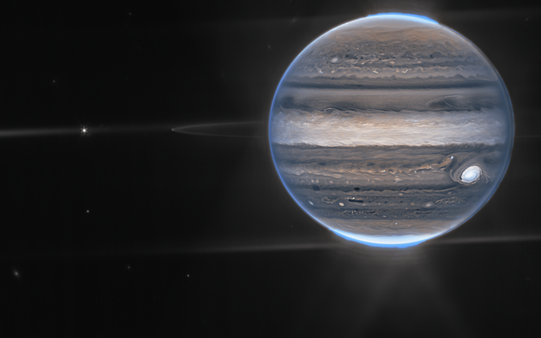 Imagens de telescópio revelam detalhes inéditos do planeta Júpiter