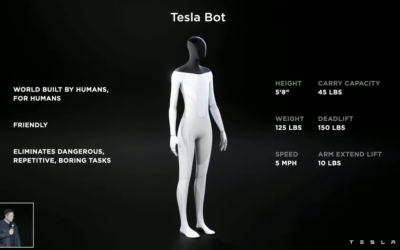 Empresa de tecnologia apresenta o Tesla Bot, primeiro humanoide da montadora