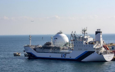 Japão constrói o primeiro navio-tanque a hidrogênio líquido do mundo