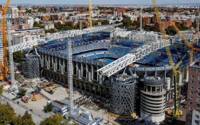Obra-prima da engenharia: novo estádio do Real Madrid está em fase de conclusão